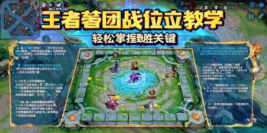王者荣耀团战站位教学，轻松掌握致胜关键