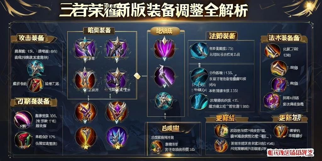 王者荣耀新版本装备调整全解析